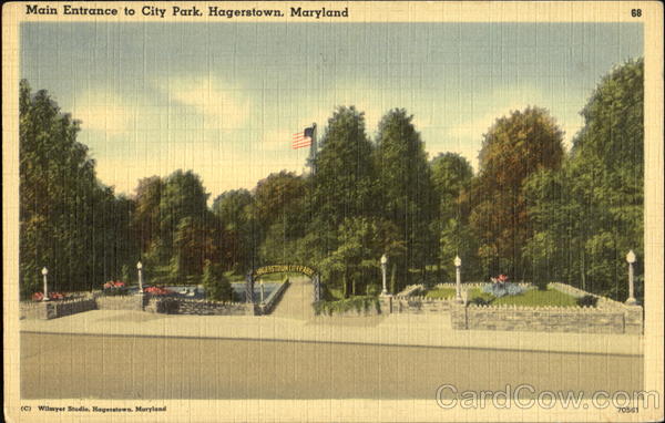Historic Photos - City Park Post Card